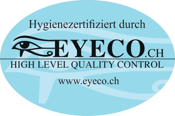 Hygienezertifiziert durch EYECO High Level Quality Control
